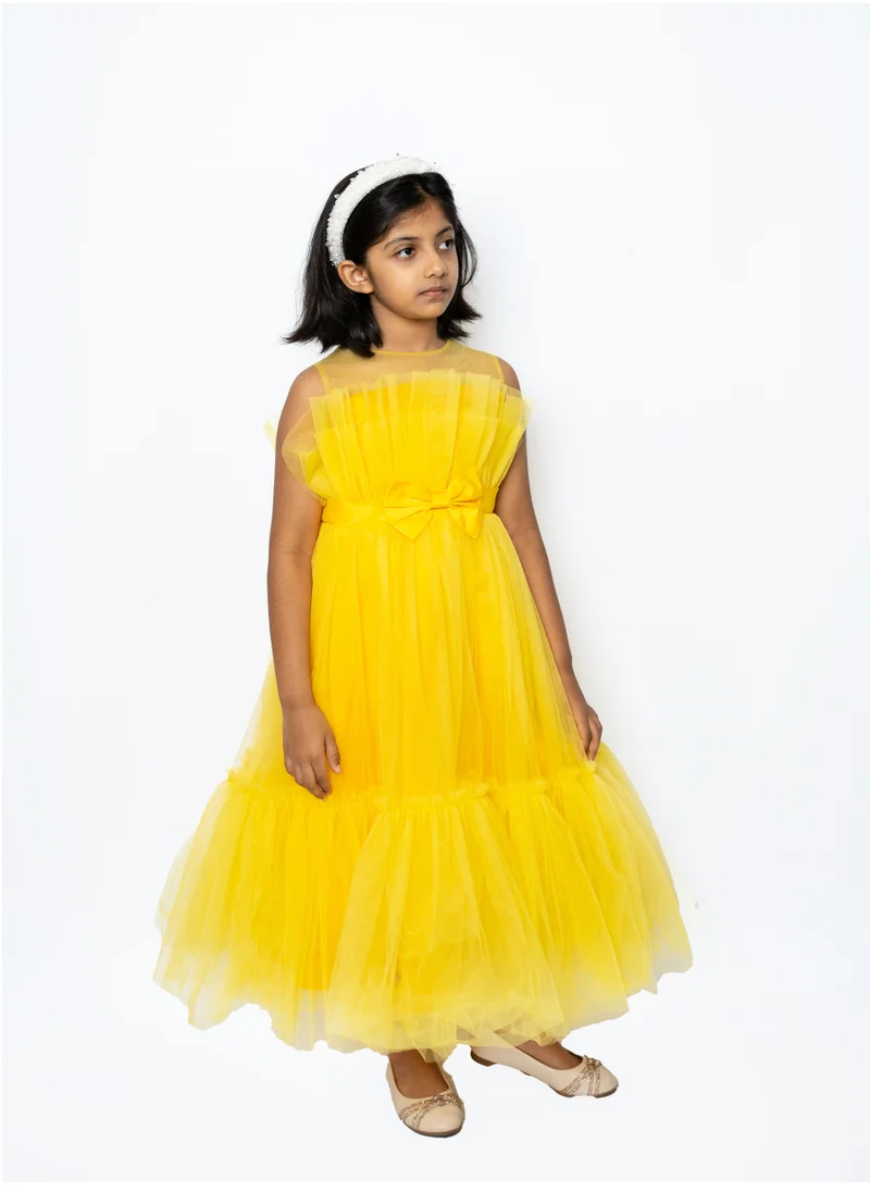 دىدانيالا Alice Party Dress Yellow Colour