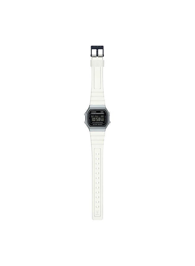 CASIO Rubber Digital Wrist Watch A168XES-1BDF - Image 2