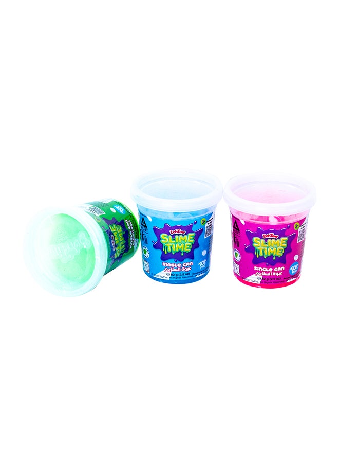 TOY PRO - Doh Time Slime Single Can  100 Gram-Assorted - Image 1