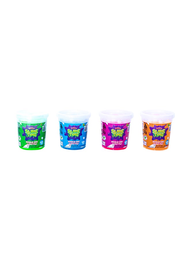 TOY PRO - Doh Time Slime Single Can  100 Gram-Assorted - Image 1
