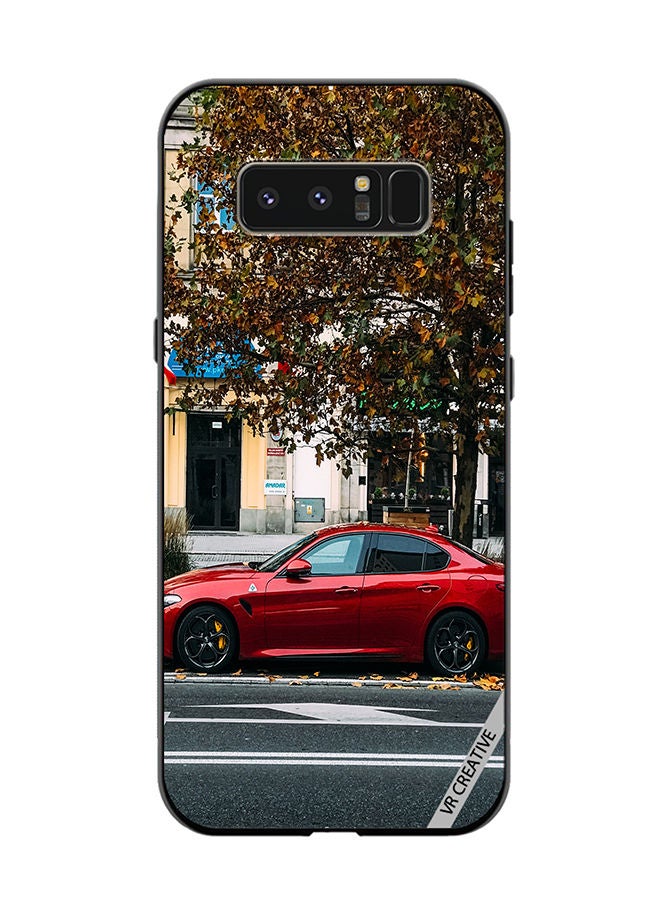 VR CREATIVE Protective Case Cover For Samsung Galaxy Note 8 Alfa Romeo Guilia Design Multicolour - Image 1