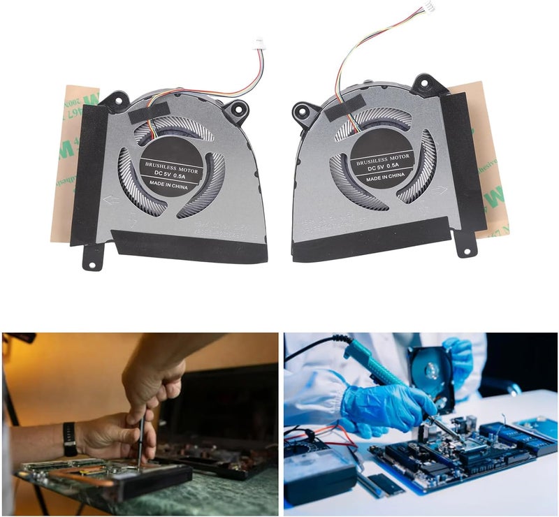 مروحة تبريد دفتر الملاحظات لـ CPU GPU مشعاع لسلسلة G14 GA402R GA402RK GA402RJ تبديد الحرارة مروحة كمبيوتر محمول سريعة التبريد - Image 2