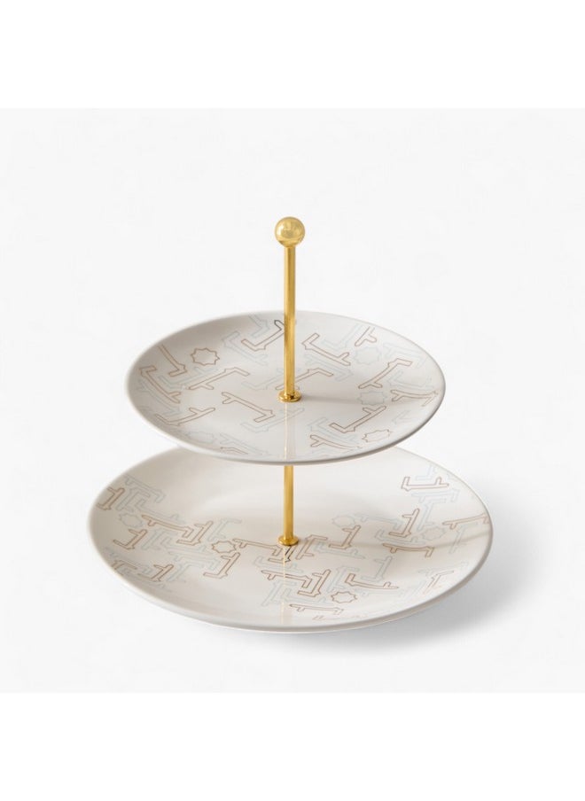 Home Box - Skyline Mirage 2-Tier Stand 26 x 24.5 x 26 cm - Image 1