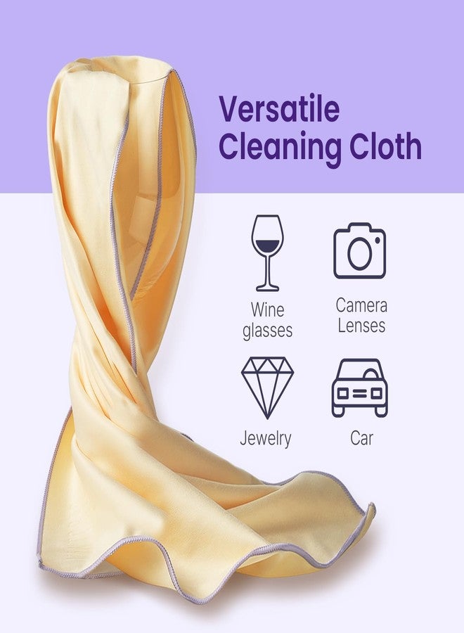 Vintorio Microfiber Polishing Cloth Clear, Streak Free, Cleaning for Wine Glasses - Extra Large and Soft Dish Towel (20 x 16) - Image 5