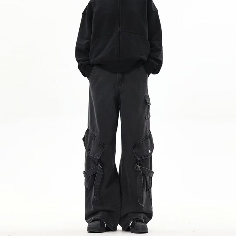 Unisex Casual Daily Denim Jeans - Image 3