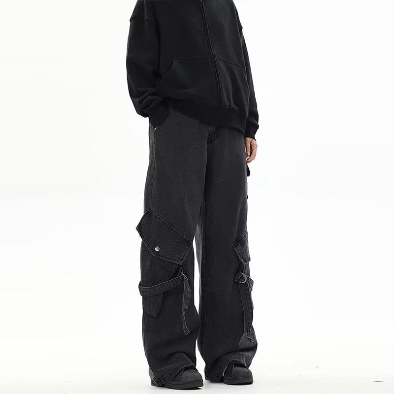Unisex Casual Daily Denim Jeans - Image 1