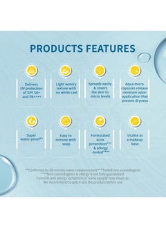 Biore Kao Biore Japan Aqua Rich Watery Essence Sunblock Sunscreen Blue Spf50+ Pa+++ | 70 Gm  - Image 5
