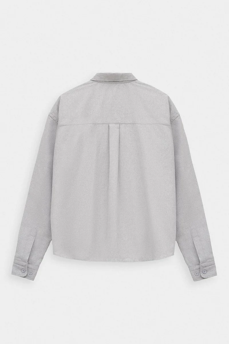 Giesto Light Grey GIESTO Classic Button Shirt for Men | Best Price UAE