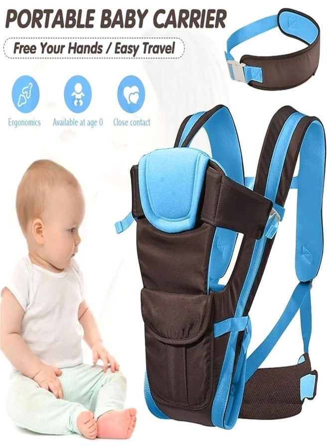AEREX Adjustable Baby Carrier 4-in-1 Infant Carrier Baby Carry Sling Carrier for 3 to 3 Years Baby Honeycomb Kangaroo Bag Toddler Carrier Body Holder Backpack (Multi-Color) - Image 3