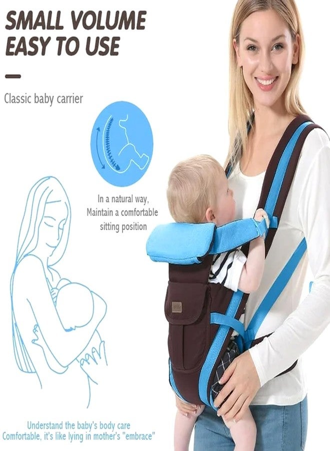 AEREX Adjustable Baby Carrier 4-in-1 Infant Carrier Baby Carry Sling Carrier for 3 to 3 Years Baby Honeycomb Kangaroo Bag Toddler Carrier Body Holder Backpack (Multi-Color) - Image 4