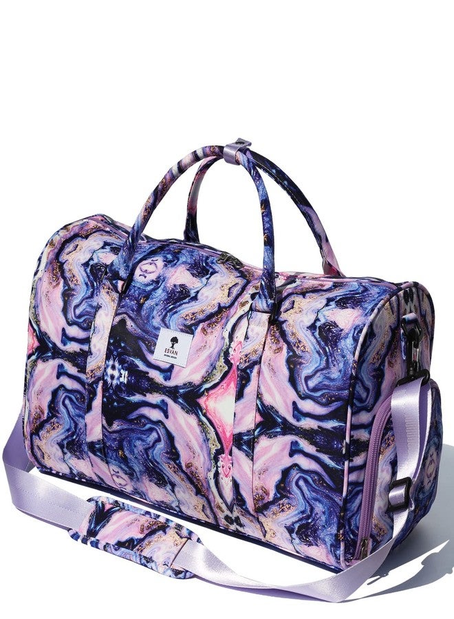 ESVAN Original Floral Water Resistant Duffel Bag Gym bag Weekender Travel Bag for Gym Beach Travel Daily Bags ([Z] A) - Image 1