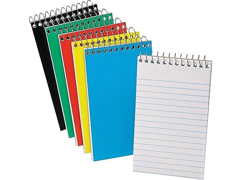 Ampad 25093 Wirebound Pocket Memo Book, Narrow, 5 x 3, White, 50 Sheets - Image 4