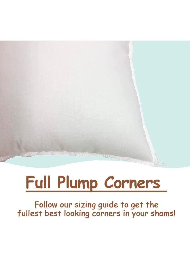 Pillowflex Synthetic Down Pillow Insert  20x30 Down Alternative Pillow Ultra Soft Queen Bed Sleeping Pillow Large Rectangle Sham  1 Decorative Pillow Form - Image 4