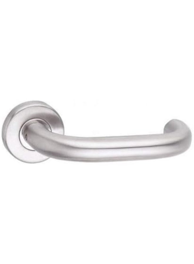 NJM Only Rosette Door Handle Set with Fittings, Easy Fix, Free Size Regardless previous Holes on Door- 1 Set - Image 1