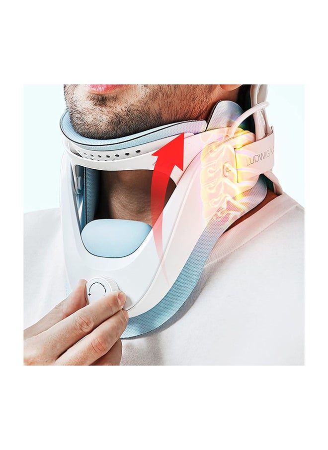Techlove LK Adjustable Cervical Collar Soft Neck Brace, LK020A - Light blue  - Image 2