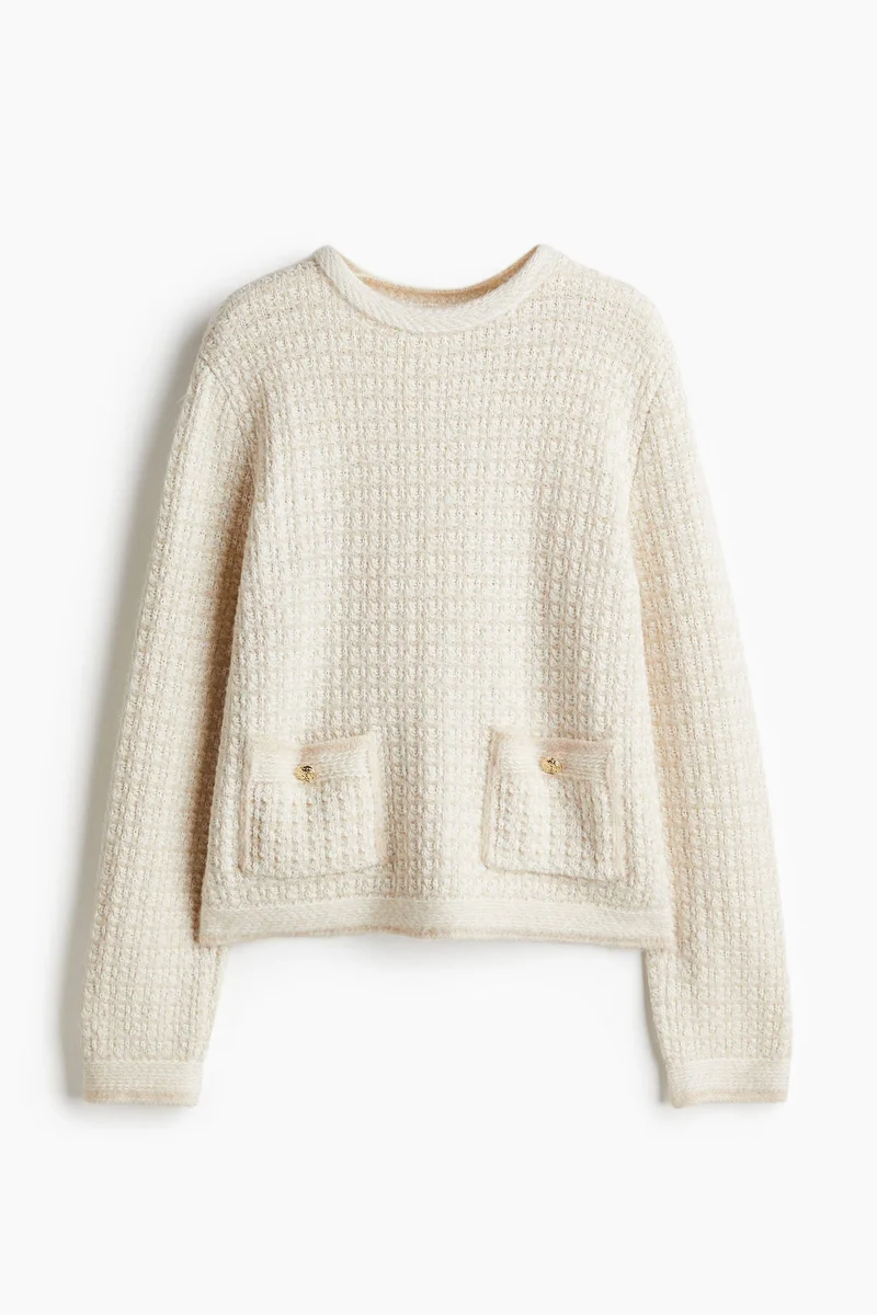 H&M Pointelle-knit jumper