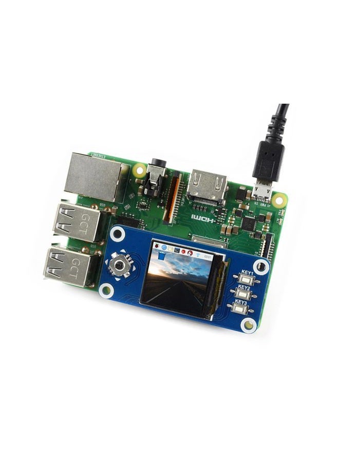 waveshare 1.3inch LCD Display HAT for Raspberry Pi 4B/3B+/3B/2B/Zero/Zero W/Zero WH, IPS Screen 240x240 Pixels RGB, 65K Display Color with Embedded Controller Communicating via SPI Interface - Image 3