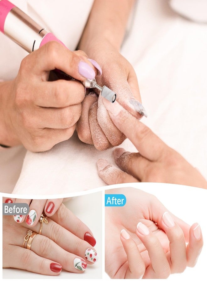 Rolybag Sanding Bands for Nail Drill 240 Grit Extreme Fine Nail Sanding Bands 200Pcs Zebra Professional Sanding Bands and 2Pcs Nail Drill Bits for Manicures and Pedicure - Image 4