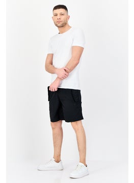 adidas Originals Men Sportswear Fit Drawstring Training Shorts, Black  - Image 4