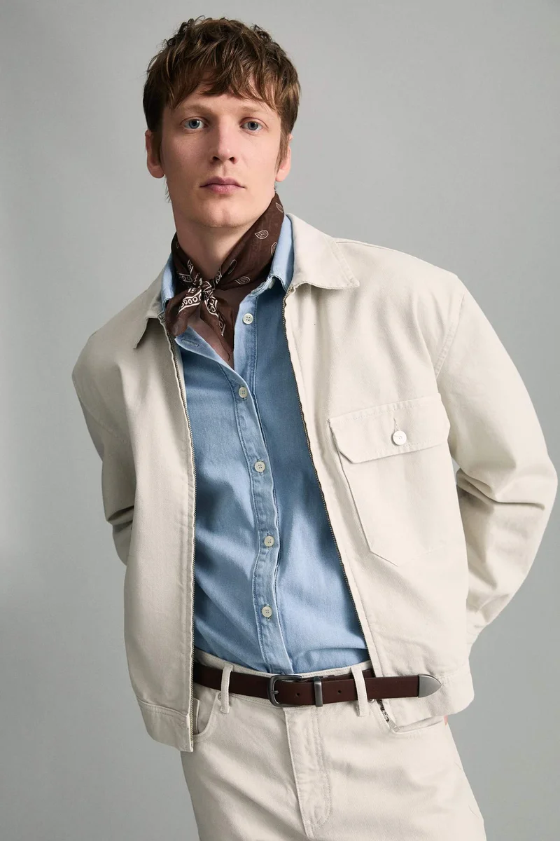 ديفاكتو Relax Fit Cotton Jacket
