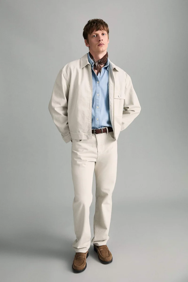 ديفاكتو Relax Fit Cotton Jacket