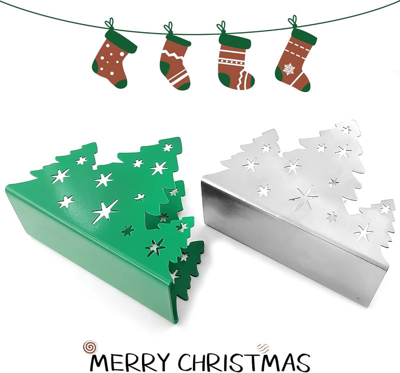 Lysenn Christmas Napkin Holder for Tables  Tissue Dispenser for Kitchen Countertop  Upgraded Sturdy Stainless Steel  Storage and Organization for Multiple Sizes  63 x 48 x 25 inches  Green - Image 5