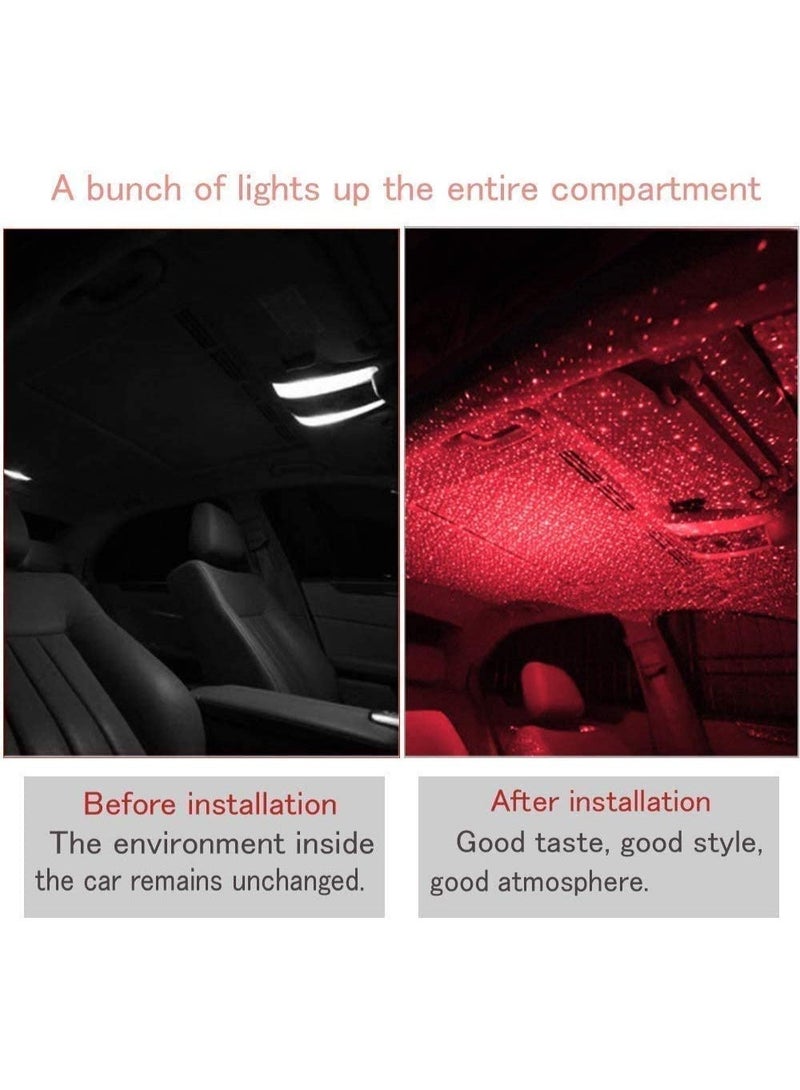 مصباح ليد بروجيكتور - ضوء سقف داخلي للسيارة على شكل نجمة - قطعة - Image 2