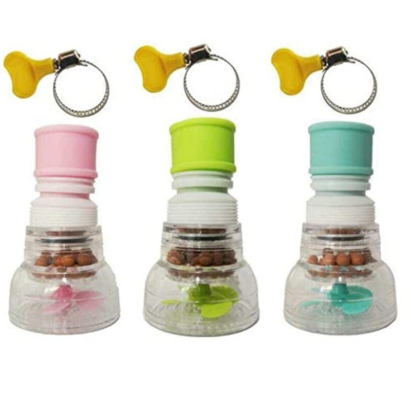 Pavan Ecommerce 360 Degree Rotating Water Faucet Kitchen Tap Extension Flexible Anti Splash Water Saving Movable Sink Faucet Expandable Water Saver Filter Tape Pack of 6Multi Color Water Saver 6 - Image 1