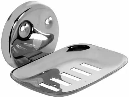 KC Bath Accessories Stainless Steel Soap Holder/Soap Stands/Soap Dish for Bathroom/Bathroom Accessories-Mirror Finish Set of 4 - Image 3