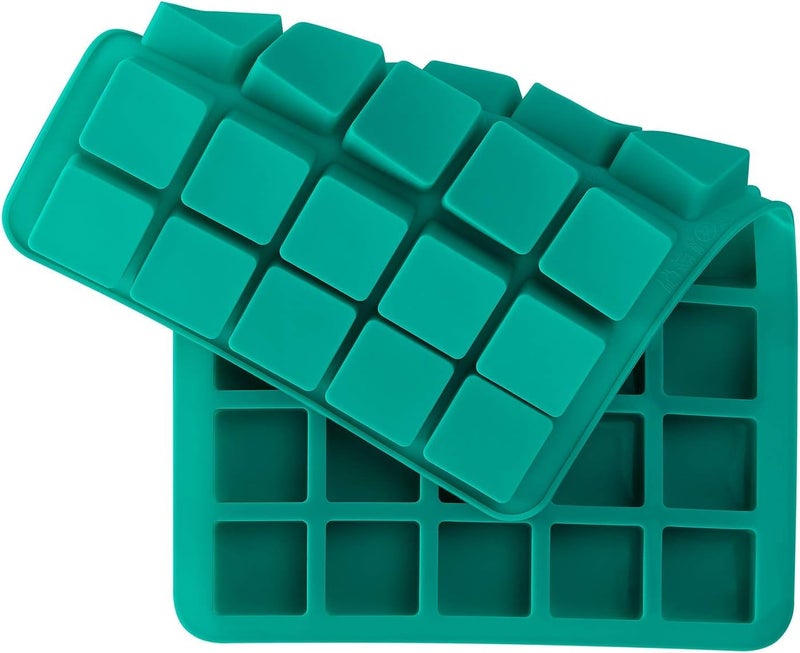 MoldBerry 40 Cavities Square Silicone Molds Mini Cubes Silicone Mold for Chocolate Hard Candy Ice Cubes Gummy Chocolate barfi mithai Toffee Moulds Pack of 1 - Image 5