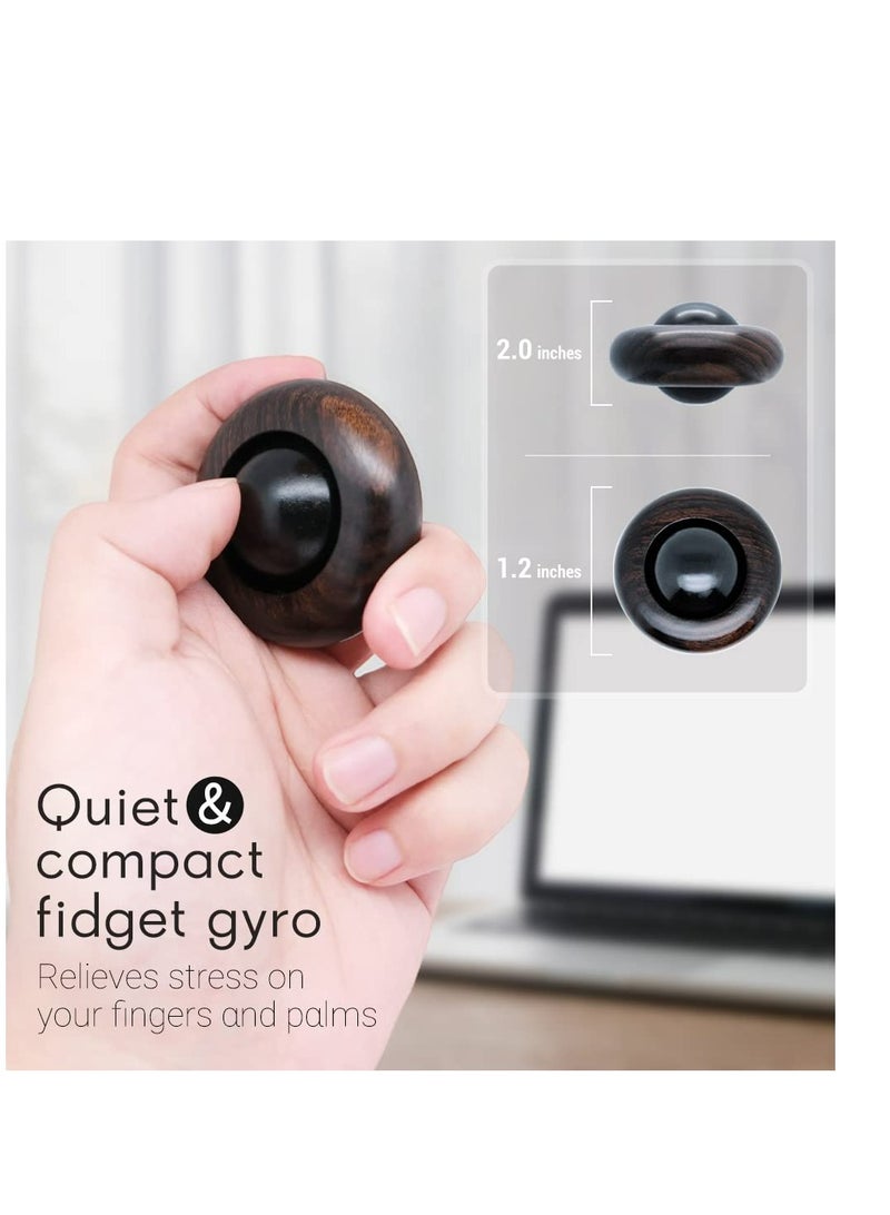 Fidget Toys for Adults, Wooden Stress Relief Toy, EDC ADHD Tools for Adults, Portable Figette Toys Adults Fidgets for Anxiety and Stress Balls, Quiet Fidget Cube Desk Toys for Office - Image 2
