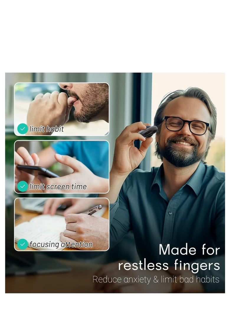 Fidget Toys for Adults, Wooden Stress Relief Toy, EDC ADHD Tools for Adults, Portable Figette Toys Adults Fidgets for Anxiety and Stress Balls, Quiet Fidget Cube Desk Toys for Office - Image 3