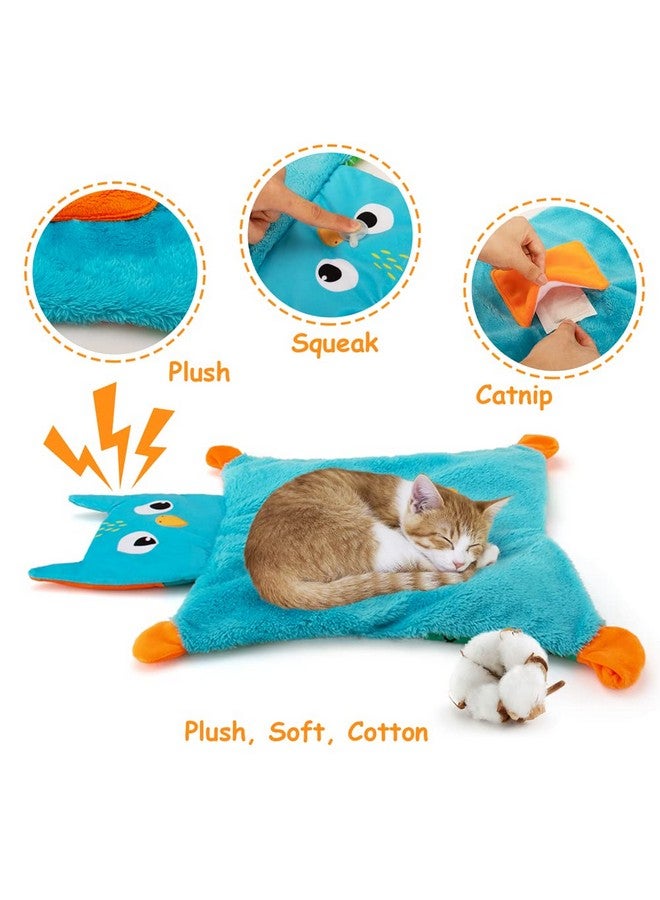 AWOOF Cute Soft Catnip Mat, Interactive Cat Toys for Indoor Cats - Image 3