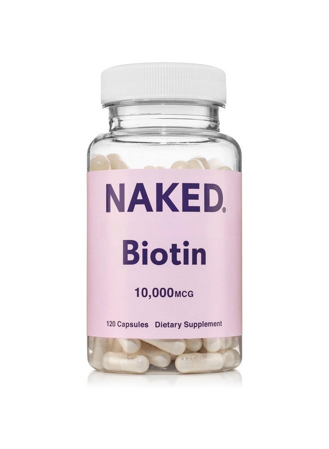 ناكيد بيوتين نيكد ١٠٠٠٠ ميكروغرام - مكمل فيتامين ب٧ فائق القوة لصحة الشعر والبشرة والأظافر - غير معدل وراثيًا، خالٍ من الغلوتين، نباتي - يدعم إنتاج الكيراتين - ١٢٠ كبسولة - Image 1