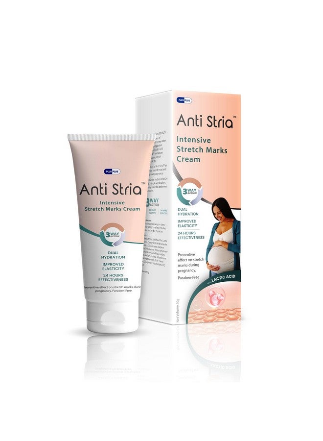 Plus-Plus ANTI STRIA™ Stretch Marks Removal Cream for Pregnancy, PCOS, Weight Gain | For Women, Men, Teenagers | Prevent, Fade, Reduce Stretch - Image 1