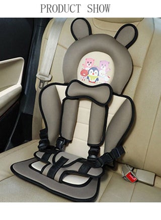 Portable Child Car Safety Chair Safety Seat With Five-Point Belt For kids Children's Car Safety Seat Cushion for Driving Outdoor Traveling - view 2