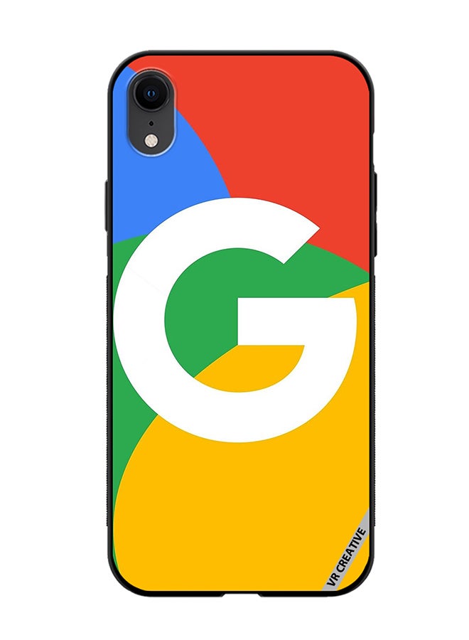 VR CREATIVE Protective Case Cover For Apple iPhone XR Google Logo Design Multicolour - Image 1