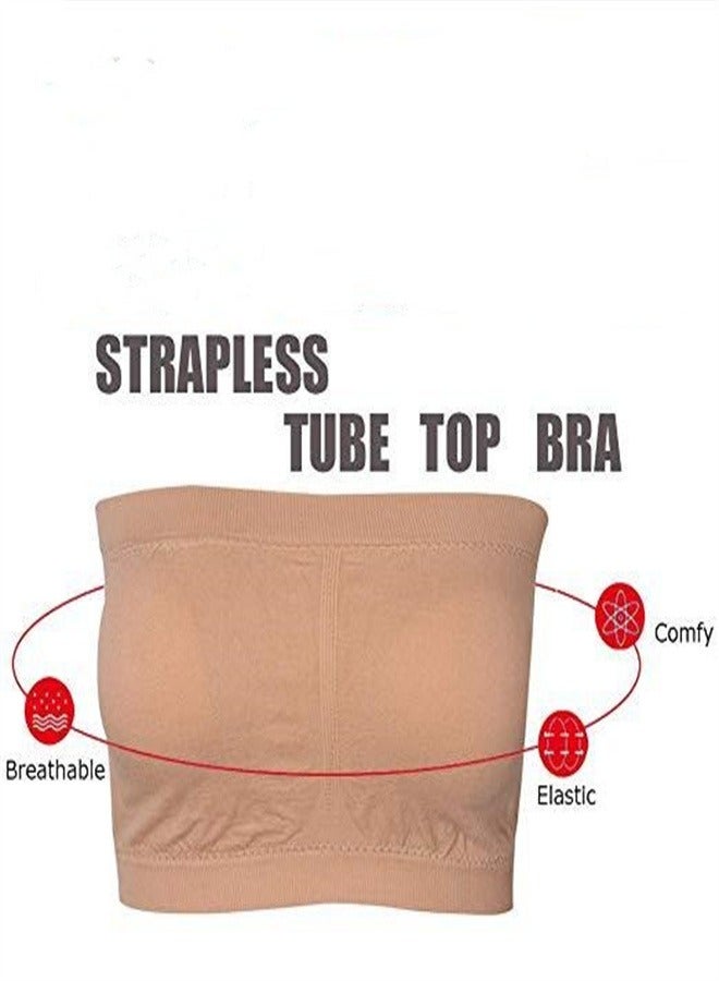 Strapless Women's One Line Thin Invisible Underwear Apricot Color  - Image 4