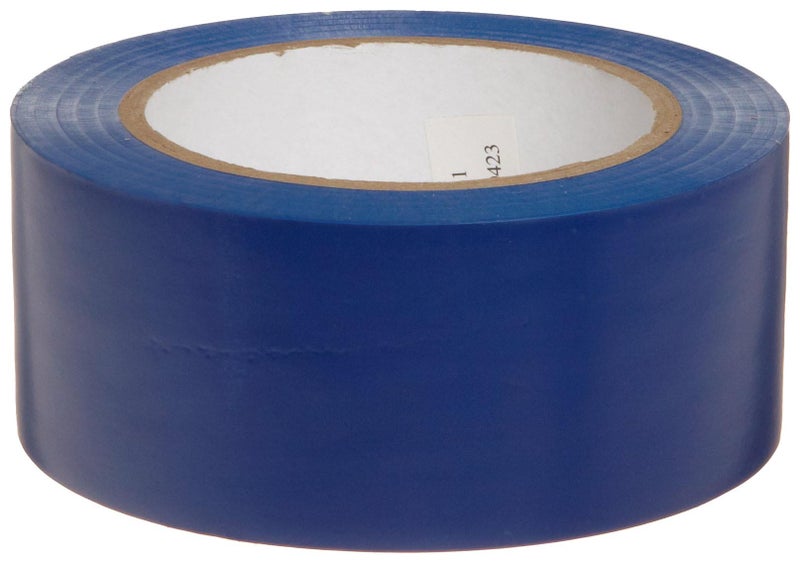 Brady 58220 108' Length, 2" Width, B-725 Vinyl Tape, Blue Color Aisle Marking Tape - Image 3