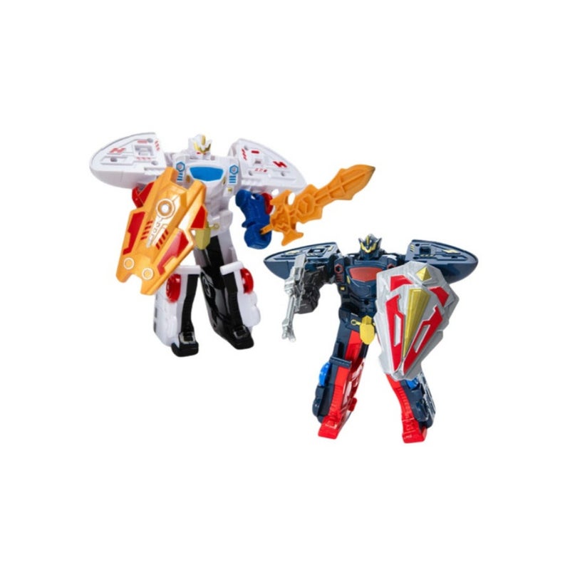 White High Speed Train Transforming Toy Combined Robot Educational Birthday Gift - Image 4