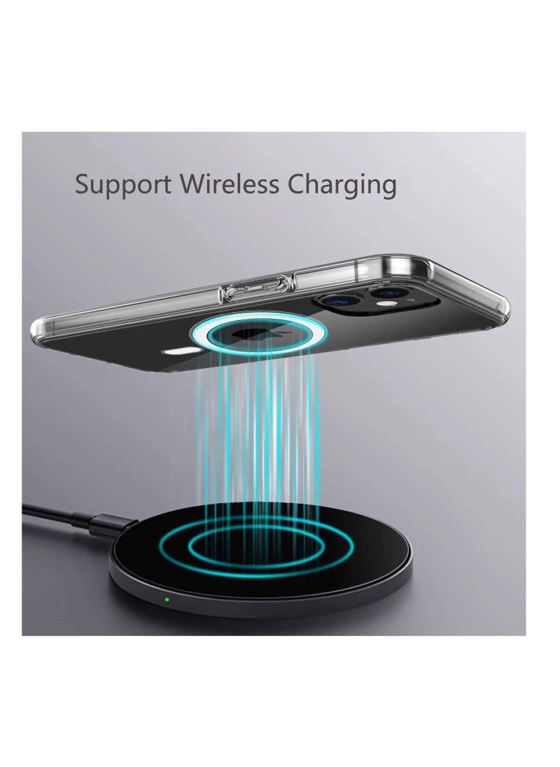 Generic Magnetic Phone Case for iPhone 11 and Wireless Charging MagSafe Clear  - Image 3