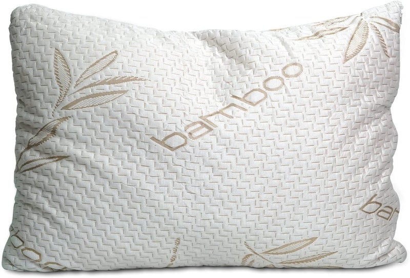 Sleepsia Cool Gel Orthopedic Memory Foam Pillows | Cervical Pillow for Neck & Shoulder Pain Relief - Bed Pillow for Sleeping, Ergonomic Support (Bamboo Memory Foam, King (35Lx20W)) - Image 1