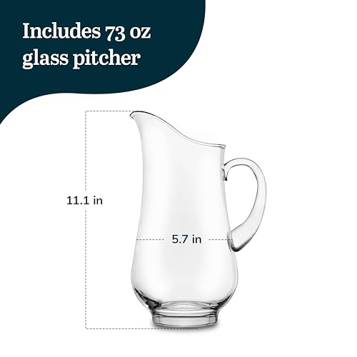 Libbey Atlantis Glass Pitcher, 73-ounce - Image 3