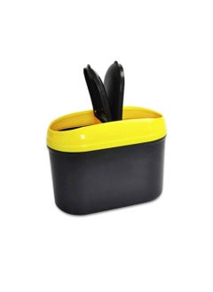 Matiman Enterprise Matiman Enterprise Travelling Car Mini Trash Bin Auto Rubbish Trash Dust Scraps Paper Case Holder Bin Car Bucket Trash Bin Portable Mini Car Trash 1 Pc Random Color  - Image 4