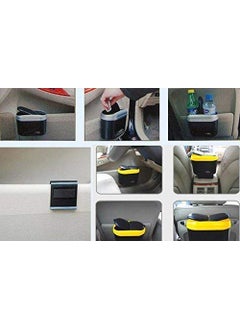 Matiman Enterprise Matiman Enterprise Travelling Car Mini Trash Bin Auto Rubbish Trash Dust Scraps Paper Case Holder Bin Car Bucket Trash Bin Portable Mini Car Trash 1 Pc Random Color  - Image 5