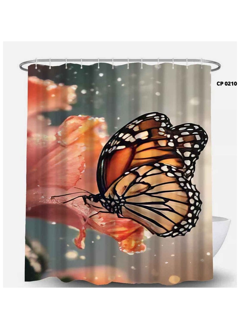 Titi style decorative Bathtub Curtain 