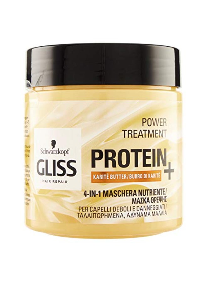 Gliss Schwarzkopf Gliss 4in1 Mask mask with protein and shea butter 400ml - Image 1