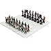 Pacific Giftware Civil War Solider Themed Chess Set with Glass Board Multicolor - Image 3