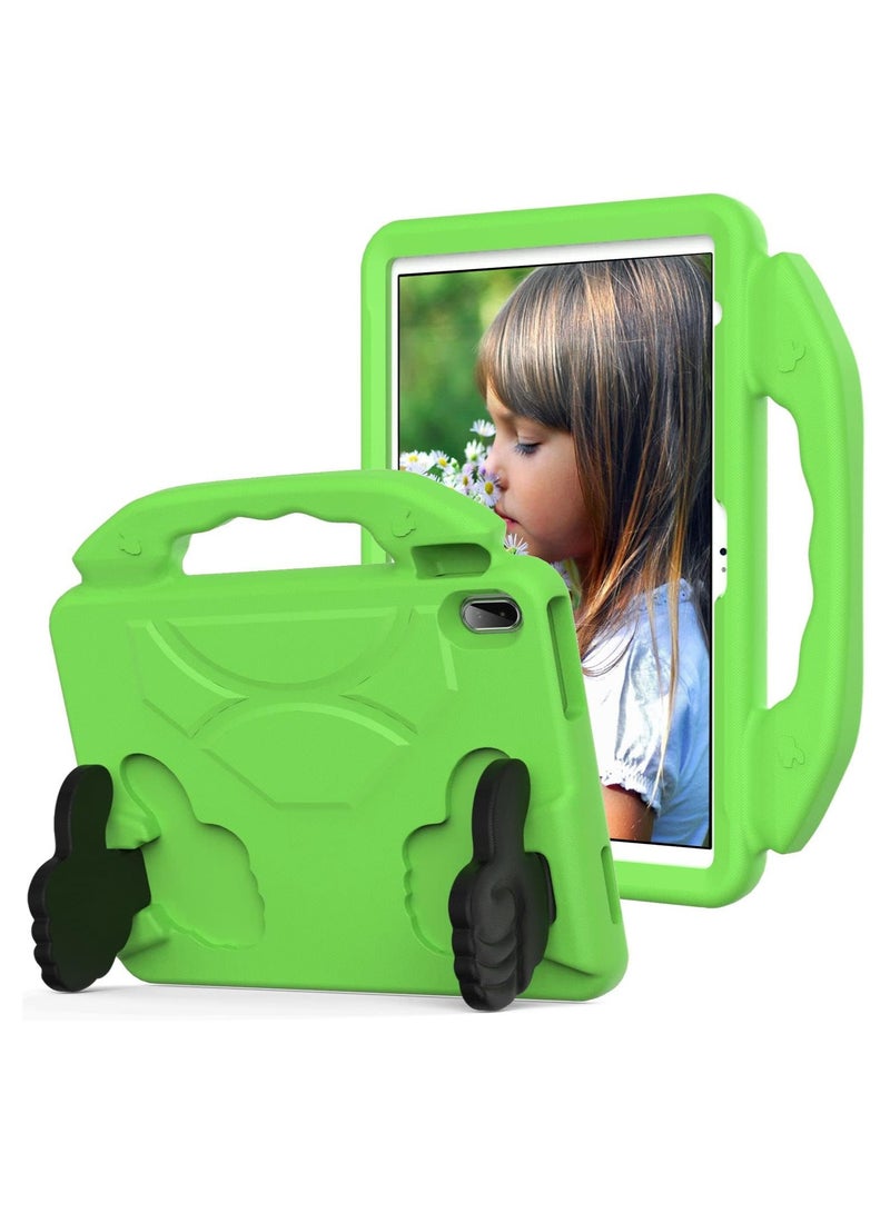 غطاء للأطفال لجهاز iPad الجيل العاشر 10.9 بوصة 2022، غطاء متين للحماية الكاملة ضد الصدمات، مصمم للأطفال، مع مقبض خفيف الوزن قابل للتحويل إلى قاعدة دعم. - Image 1