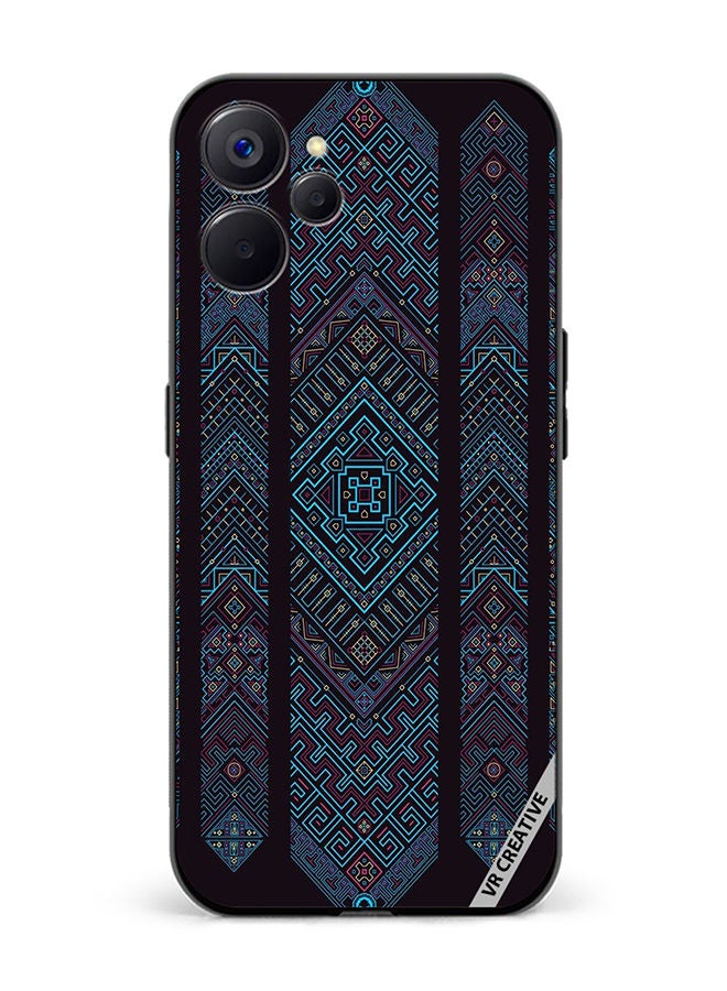VR CREATIVE Protective Case Cover For Realme 10 5G Mandala Design Multicolour - Image 1